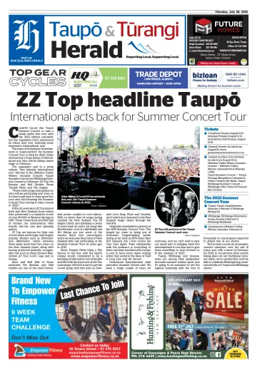 Taupo & Turangi Herald - 28 Jul 2022