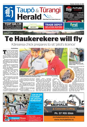 Taupo & Turangi Herald - 24 Nov 2022
