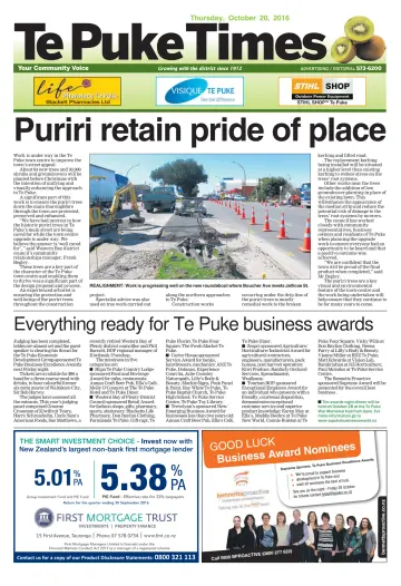 Te Puke Times - 20 Oct 2016