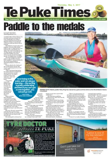 Te Puke Times - 4 May 2017