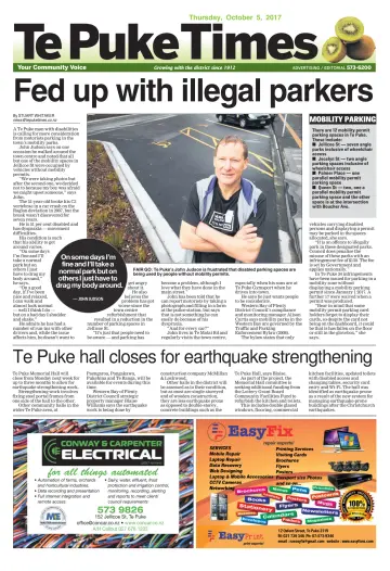Te Puke Times - 5 Oct 2017