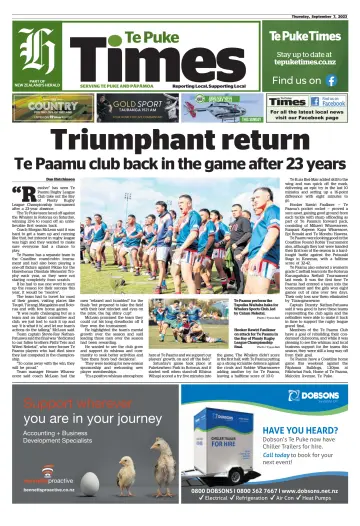 Te Puke Times - 7 Sep 2023