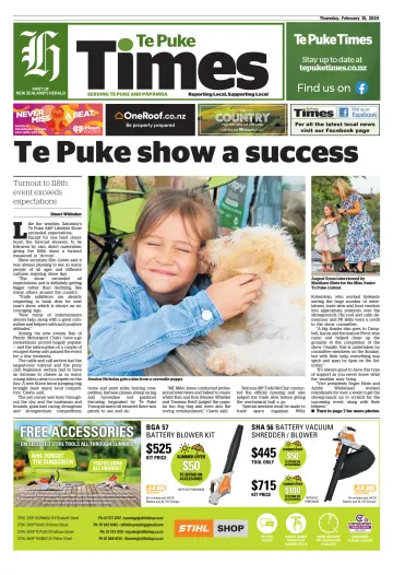 Te Puke Times - 15 Feb 2024