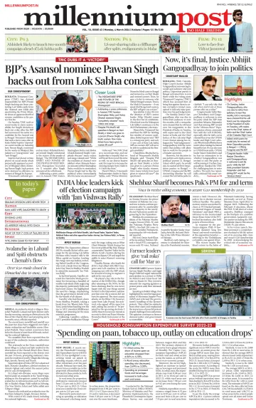 Millennium Post (Kolkata) - 4 Mar 2024