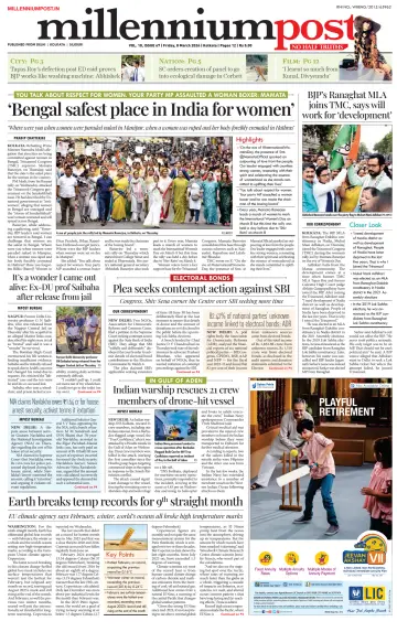 Millennium Post (Kolkata) - 8 Mar 2024