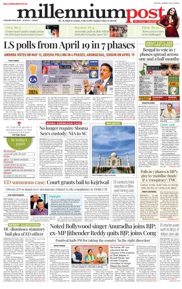 Millennium Post (Kolkata) - 17 Mar 2024