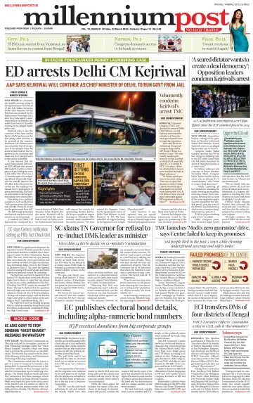 Millennium Post (Kolkata) - 22 Mar 2024