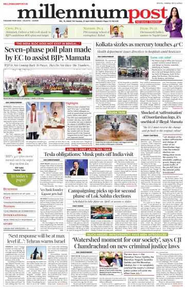 Millennium Post (Kolkata) - 21 4月 2024