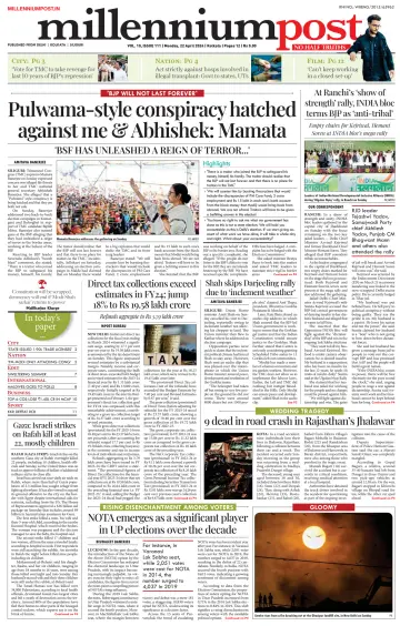 Millennium Post (Kolkata) - 22 Apr 2024