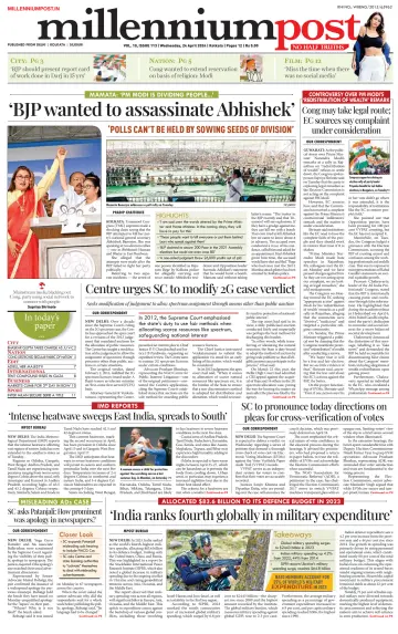Millennium Post (Kolkata) - 24 Apr. 2024
