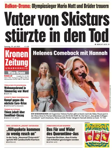 Kronen Zeitung - 23 Jul 2022
