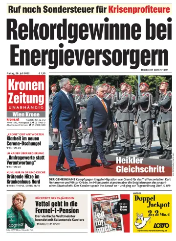 Kronen Zeitung - 29 Jul 2022