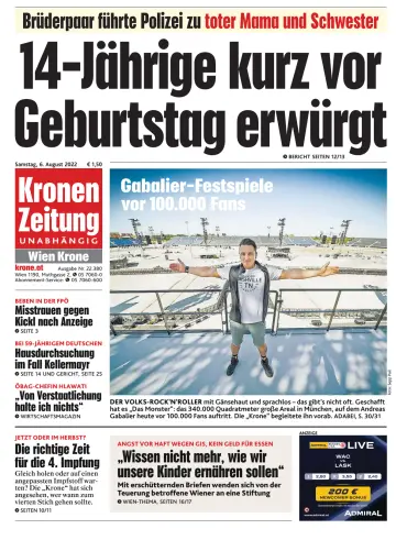 Kronen Zeitung - 6 Aug 2022