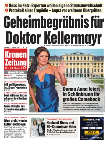 Kronen Zeitung - 7 Aug 2022