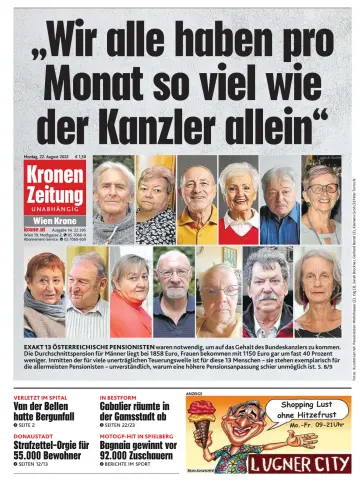 Kronen Zeitung - 22 Aug 2022