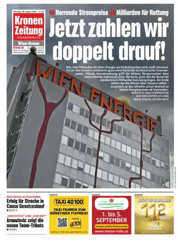 Kronen Zeitung - 30 Aug 2022