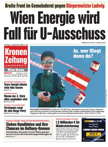 Kronen Zeitung - 3 Sep 2022