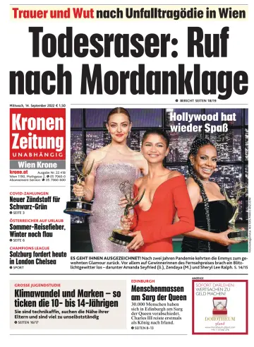 Kronen Zeitung - 14 Sep 2022