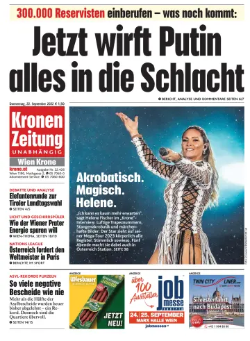 Kronen Zeitung - 22 Sep 2022