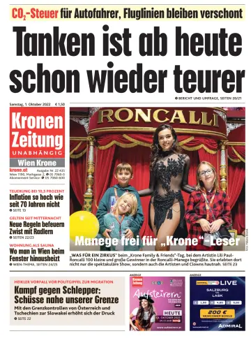 Kronen Zeitung - 1 Oct 2022