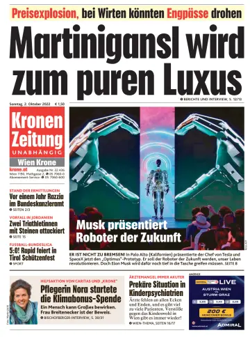 Kronen Zeitung - 2 Oct 2022
