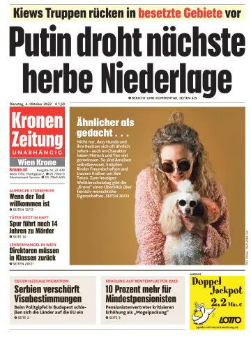 Kronen Zeitung - 4 Oct 2022