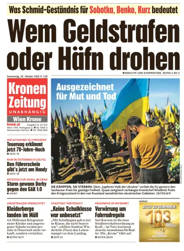 Kronen Zeitung - 20 Oct 2022