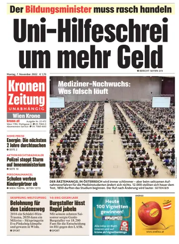 Kronen Zeitung - 7 Nov 2022