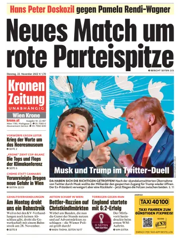 Kronen Zeitung - 22 Nov 2022