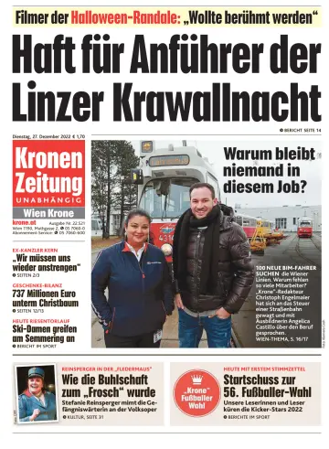 Kronen Zeitung - 27 Dec 2022