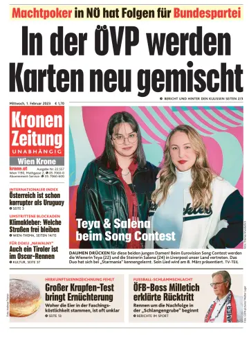 Kronen Zeitung - 1 Feb 2023