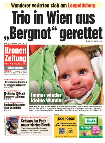 Kronen Zeitung - 13 Feb 2023