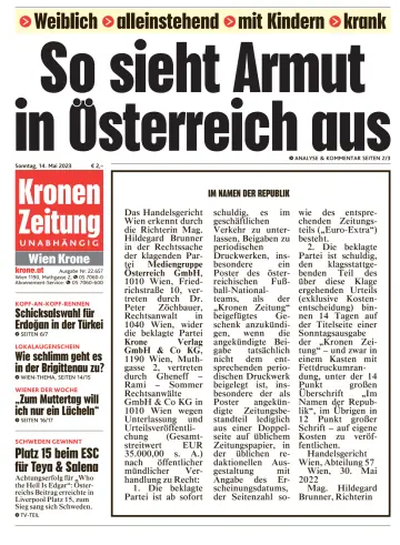 Kronen Zeitung - 14 May 2023