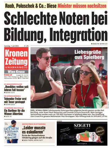 Kronen Zeitung - 1 Jul 2023