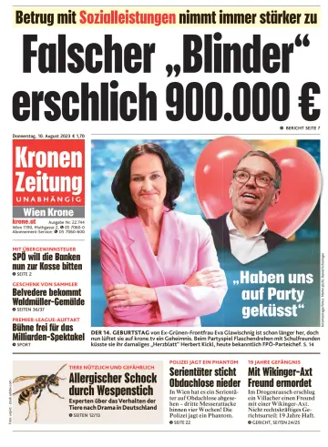 Kronen Zeitung - 10 Aug 2023