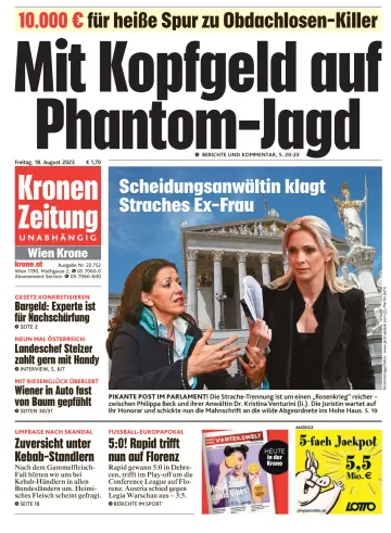 Kronen Zeitung - 18 Aug 2023