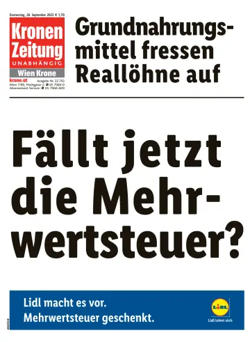 Kronen Zeitung - 28 Sep 2023