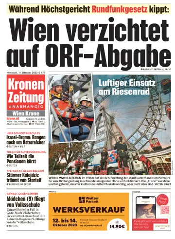 Kronen Zeitung - 11 Oct 2023