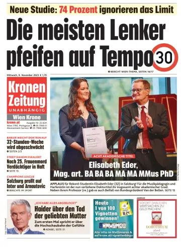 Kronen Zeitung - 8 Nov 2023