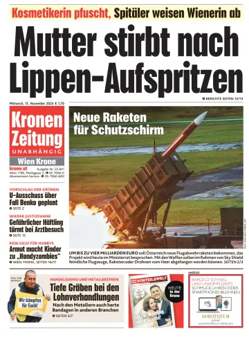 Kronen Zeitung - 15 Nov 2023