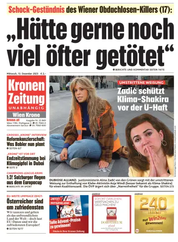 Kronen Zeitung - 13 Dec 2023