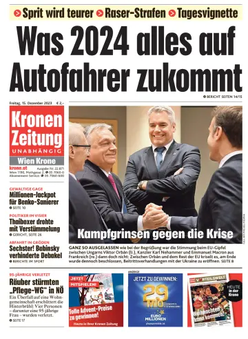 Kronen Zeitung - 15 Dec 2023