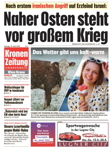 Kronen Zeitung - 15 Apr. 2024