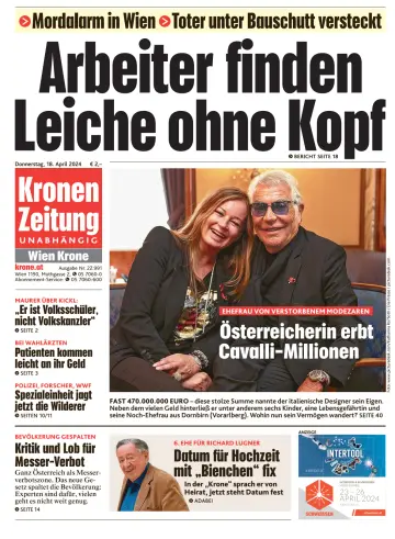 Kronen Zeitung - 18 四月 2024