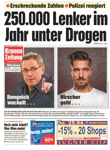 Kronen Zeitung - 25 abr. 2024