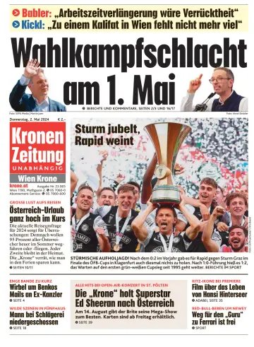 Kronen Zeitung - 02 Mai 2024