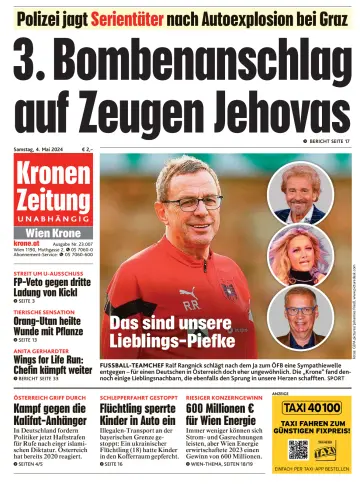 Kronen Zeitung - 4 Bealtaine 2024