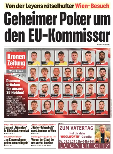 Kronen Zeitung - 8 Meith 2024