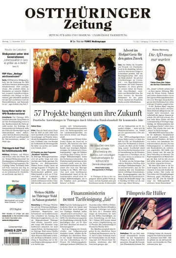 Ostthüringer Zeitung (Gera) - 11 Dec 2023