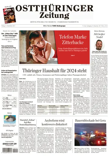 Ostthüringer Zeitung (Gera) - 22 Dec 2023